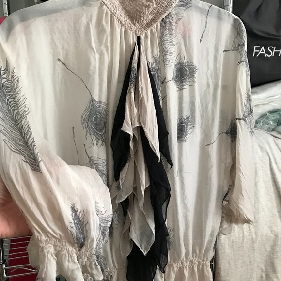 Gorgeous Zara pure silk blouse, size M - Picture 11 of 12